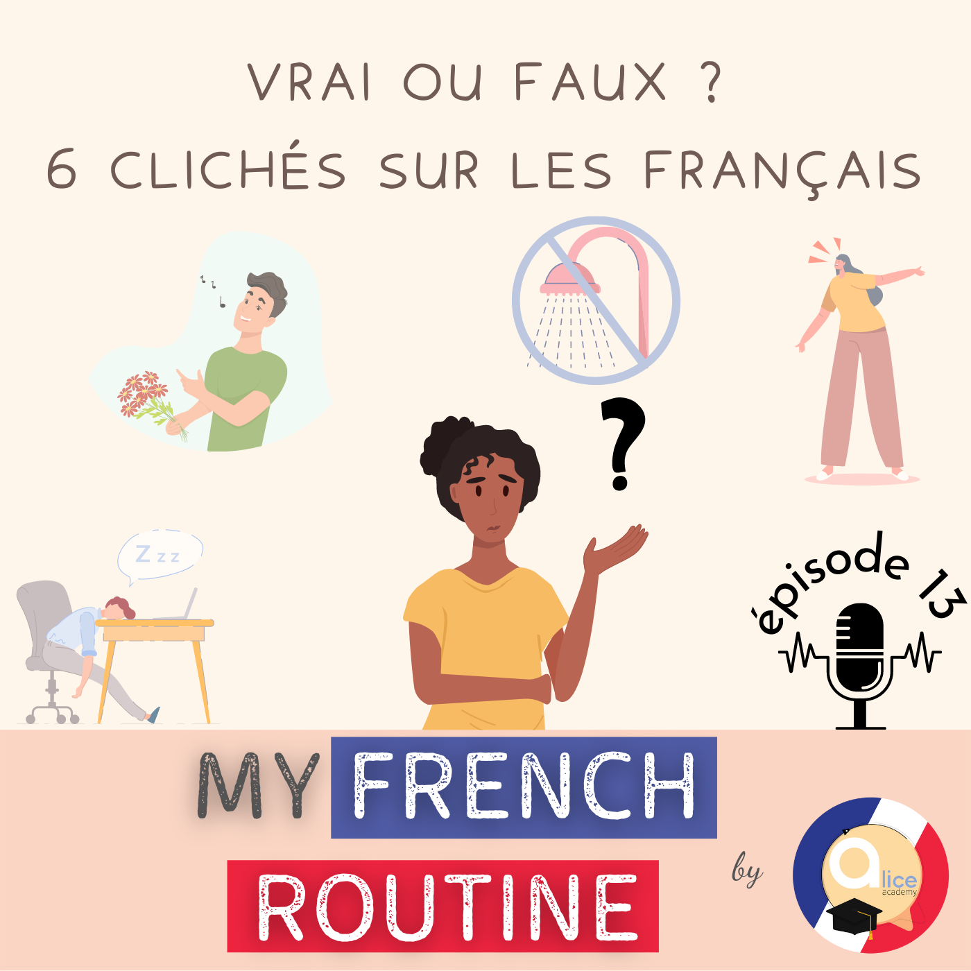 Clichés about French