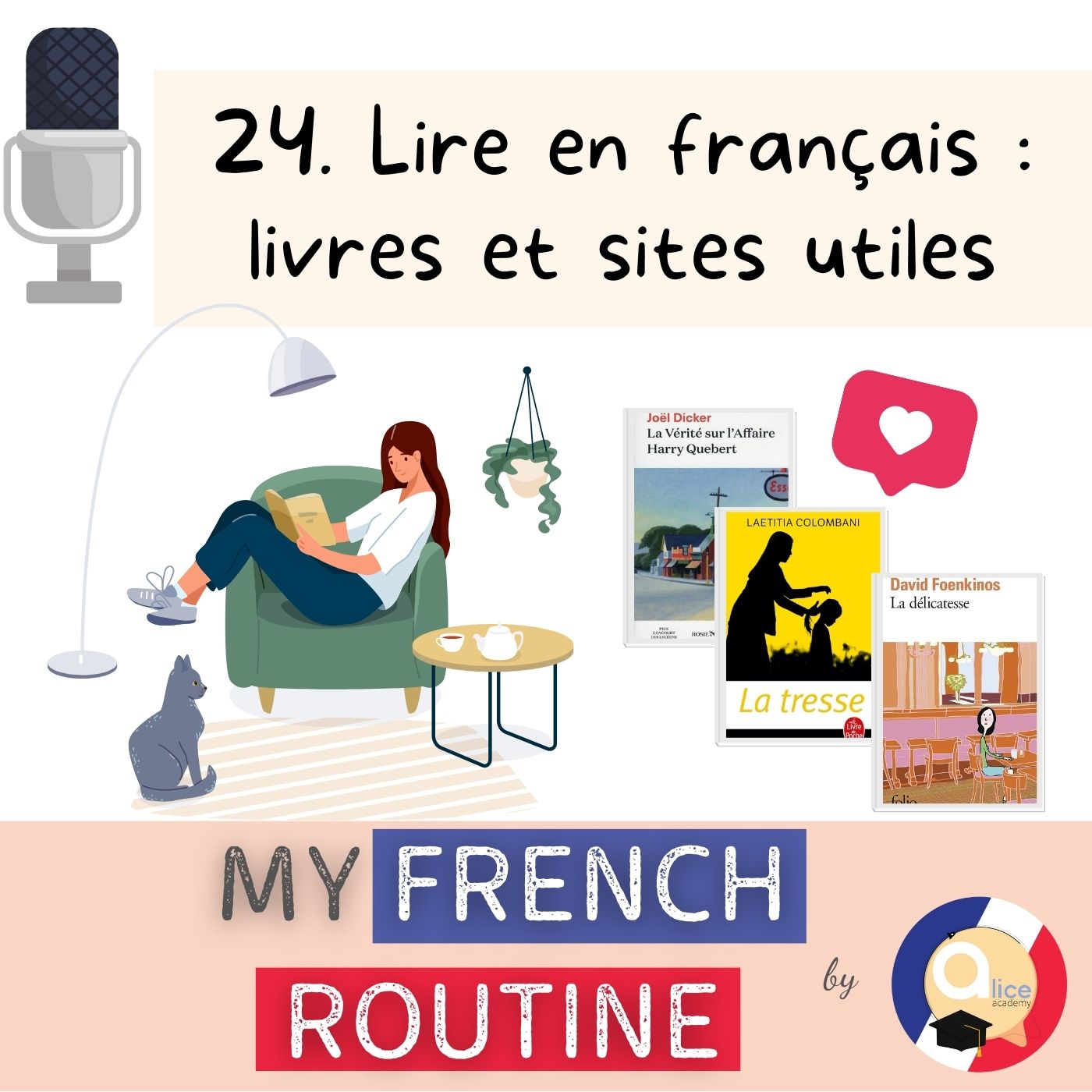 Podcast #24 : lire en français : livres et sites utiles